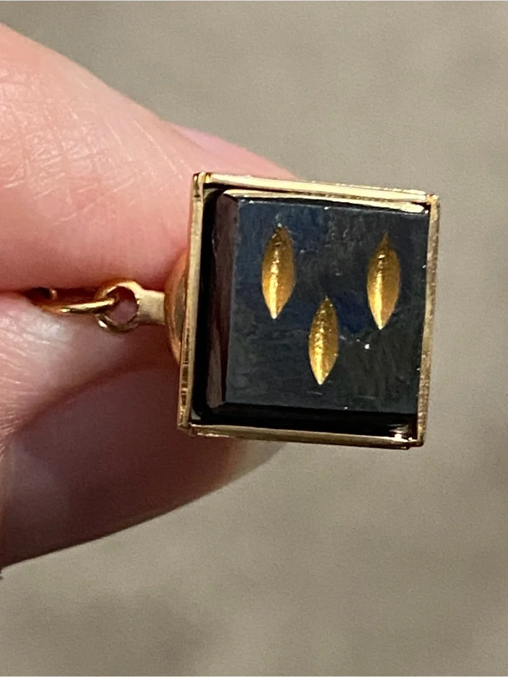 Set of 3 Vintage Midcentury Modern Men’s Tie Pins Clips